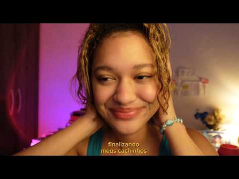 ASMR Finalizando Meus Cachinhos e os Seus (roleplay, voz suave)