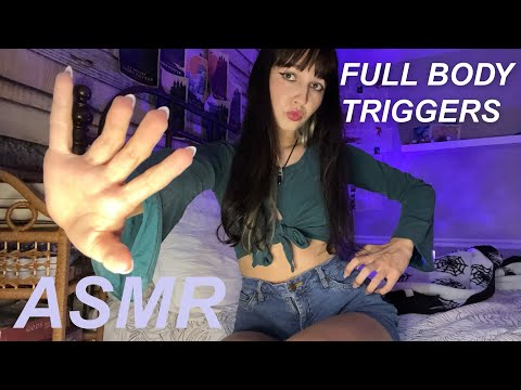 ASMR Full Body Triggers (Skin Scratching, Fabric Scratching, Rambles)