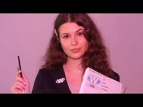 ASMR RP - Un agent du whoop te fait passer un entretien! (roleplay & chuchotements)