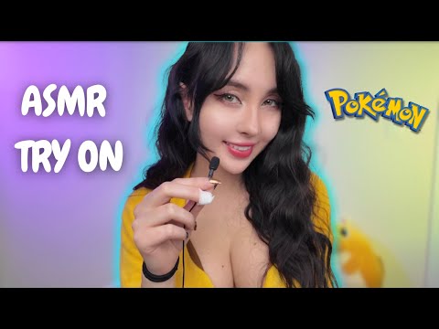 ASMR COSPLAY TRY ON (Pokémon) l ASMR Soft Whispering & Cosplay Review