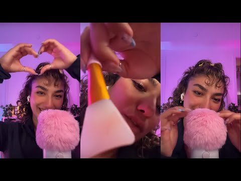 ASMR • the COZIEST asmr combos with kisses ✨
