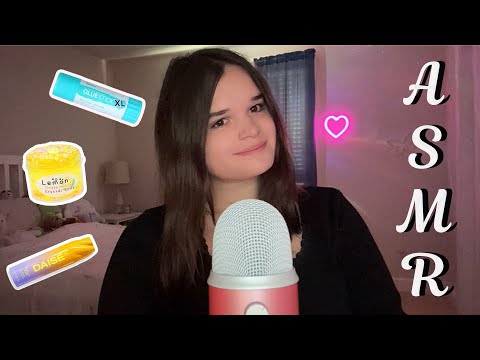 ASMR Glue, Slime, and Shaving Cream On The Mic! 🎤 🌷 (Intense Tingles!)