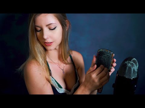 ASMR Français | Intense Scratching & Stroking Brushes sounds / Bruits de brosses 4K