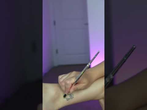 Tattoo Tracing ASMR!! #asmr #tattootracing #tingles #relax