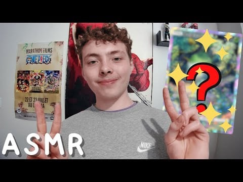 ASMR FR: 1ère vidéo sur Pokémon Pocket (pack opening + ma collection)