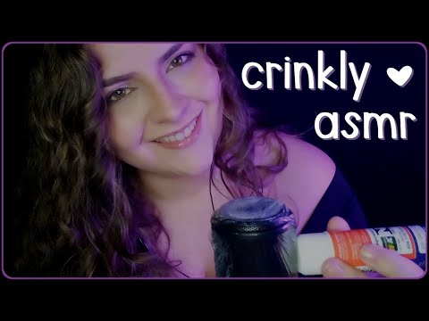 ASMR Plastic Wrap! ♥ Glue, foam, water and more triggers! ♥