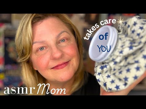 ASMR | Mom Takes Care of You When You Are Sick | Comfort, Flashlight, Reading to You, Prayer 🙏💗✨