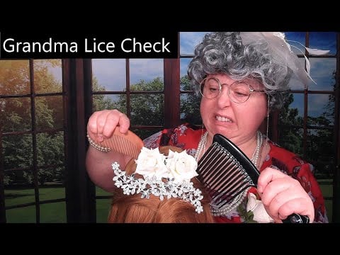 ASMR Grandma Lice Check | Spanish Accent, Spanglish, Scalp Check, Funny Roleplay