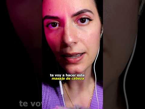 MASAJE DE CABEZA para dormir #asmr #shorts