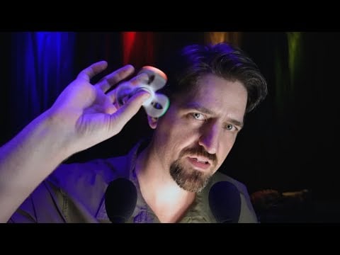 ASMR Soothing Cave (Spinner in the DARK)