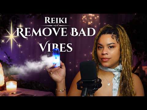 🧘🏽‍♀️ No More Low Vibes 🙅‍♀️ ASMR Reiki Session | Energy Cleansing & Protection. Reiki Healing ❤️‍🩹