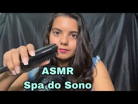 ASMR| te colocando para dormir 😴 SPA do SONO