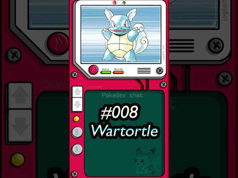 Relaxing Pokedex | Wartortle 💦 #asmr #shorts #pokemon #asmrvideo #asmrsounds