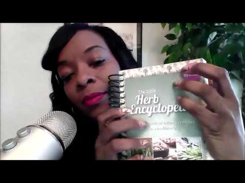 ASMR Tapping - Soft Talking Natural Health Herb Show-N-Tell Fennel Funugreek Rubarb Root