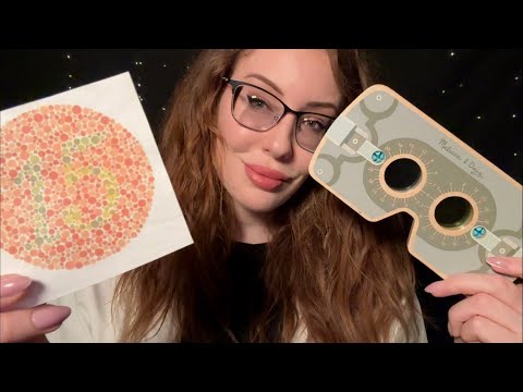 ASMR Eye Exam, Drops, Dictating (1, or 2?)