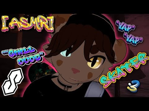 [Furry ASMR] Skater kitty helps you get some sleepy :3 [Sleep-aid] [Soft-spoken]