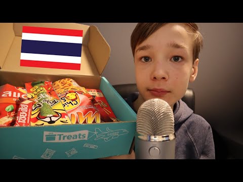 ASMR Mukbang | Trying Snacks From Thailand🇹🇭 | Try Treats