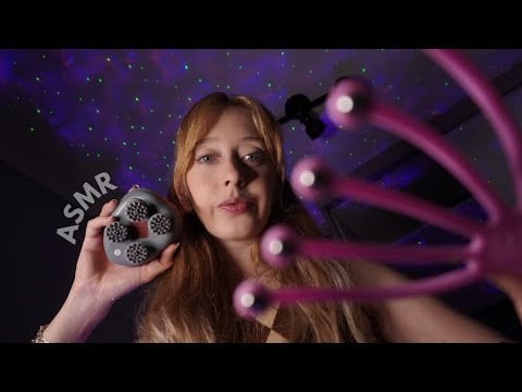 ASMR - MASSAGEM RELAXANTE NA SUA CABEÇA E OMBROS