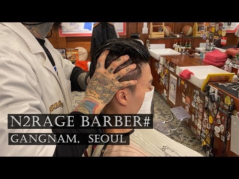 ASMR 남자들의 힐링 장소 바버샵, 젠틀맨의 유일한 사치 | 엔투라지 | Powerful Head Massage & Hair cut & Neck trim, Barber shop