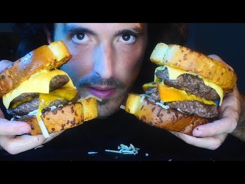 7 CHEESE MONSTER BURGER ON TEXAS TOAST ASMR ( Real Sounds ) 자막 字幕  उपशीर्षक | Nomnomsammieboy