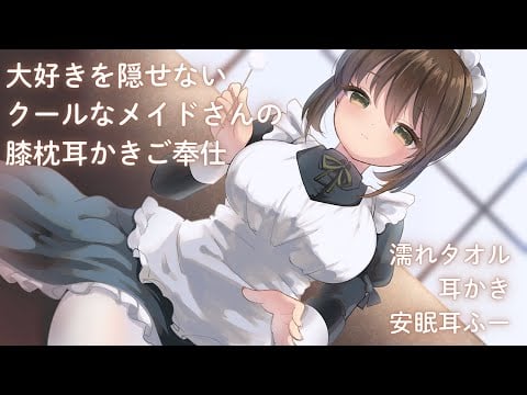 【耳かき】大好きを隠せないクールなメイドさんの膝枕耳かきご奉仕【シチュエーションボイス┊男性向け┊ASMR】