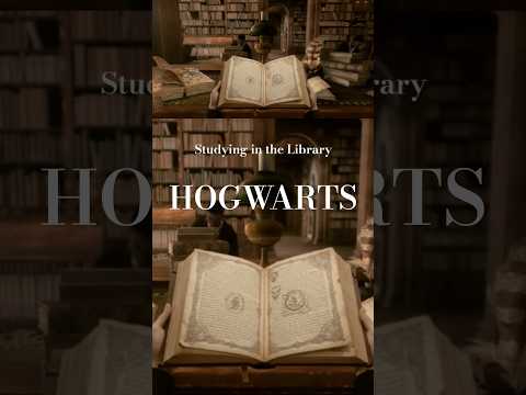 #hogwarts #harrypotter #hogwartslegacy #library #ambience #studymotivation