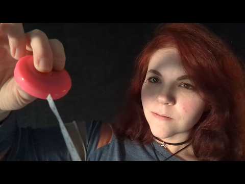 ASMR - Ear Cleaning, Measuring and Cutting - Soft Spoken and Whispering - Muttering