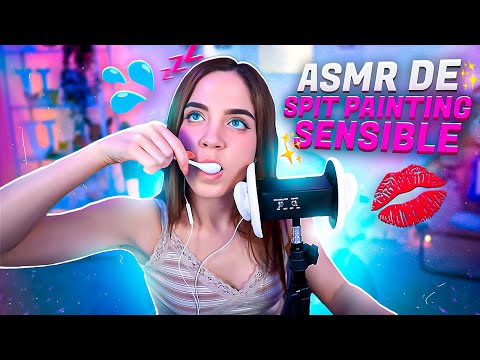 ASMR DE SPIT PAINTING SENSIBLE 👄 | Staryuuki