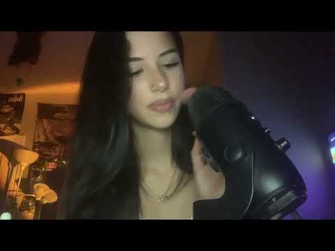 ASMR testing triggers with blue yeti! 💗