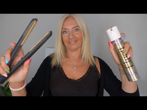 ASMR Hair Straightening RP - Mum tries ASMR