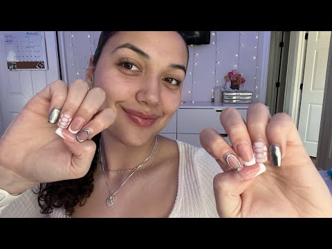 ASMR fast nail sounds and tapping on 100% sensitivity