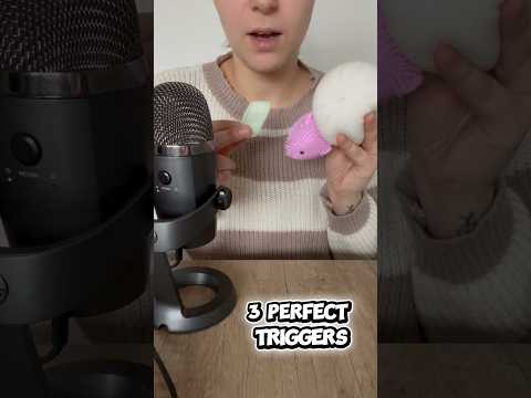 3 Perfect ASMR Trigger ✨💥 #triggersforsleep #asmr #triggersforsleep #tingles #asmrtapping