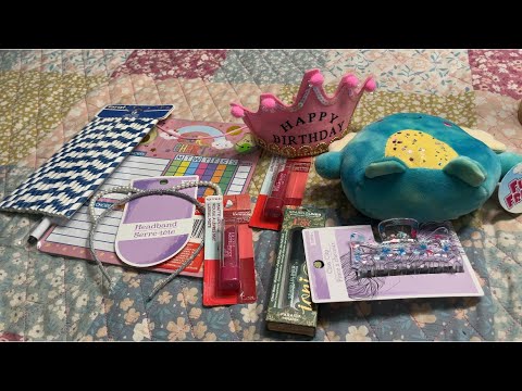 ASMR  Dollar Tree Haul | Crinkle Sounds, Tapping and Scratching Whisper