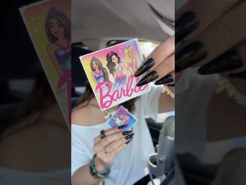 ASMR with Barbie Stickers 💖 #asmr #stickers #bestlifebybrooke #softspokenasmr #asmrtingles #relax