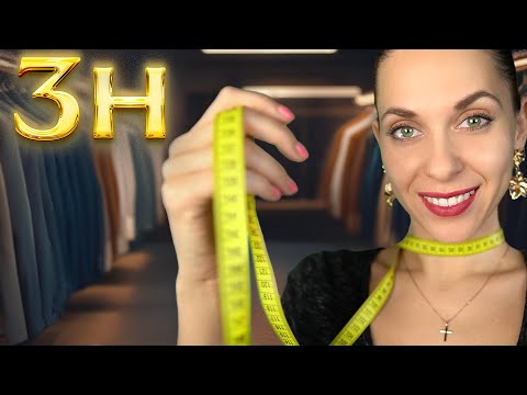 ASMR 3h Measuring You, Writing sounds, Triggers to help you SLEEP, Tailor ROLEPLAY