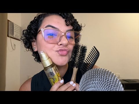ASMR: PENTEANDO SEU CABELO ATÉ VOCÊ DORMIR 