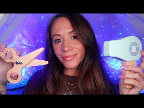 ASMR / Wooden Salon 🪵 (wooden haircut & makeover)