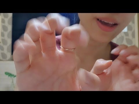 ASMR Fast Tapping & Scratching 🧨 chaotic, sleep, tickle, tingle, left to right, binaural sound,relax