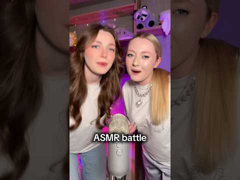 ASMR battle #asmr #asmrsounds #asmrrelax #asmrsleep #relax #tingles #asmrvideo #relaxingvideos
