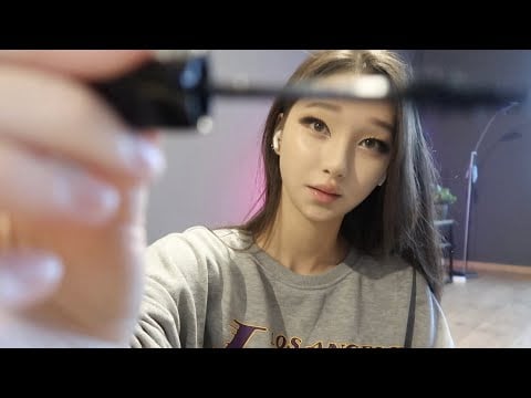 ASMR Doing Your Makeup 🌸 Fast and Aggressive 🌸 In 1 Minute