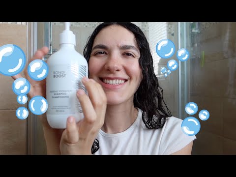 ASMR foamy hair wash 🧖🏻‍♀️🫧