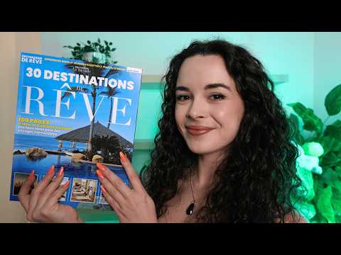 ASMR [Roleplay] - Agence de voyage ✈️ | Soft spoken, clavier, page turning