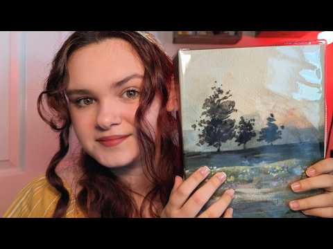 Close Up Whispers & Show and Tell | ASMR Rambling, Chocolate Sounds, Trigger Words, Nail Tapping