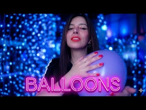 ASMR balloons| Blowing Up & Long Nail Popping 🎈 - latex sounds 