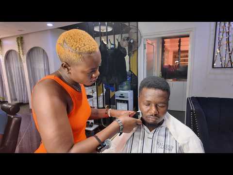 ASMR: I Came for a Beard Trim… But This Beautiful, Curvy Lady Barber Went ALL OUT