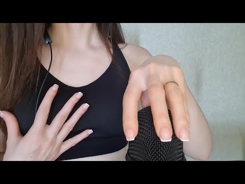 ASMR Mic Scratching - Brain Scratching | No Talking for Sleep with Natural Nails 3H