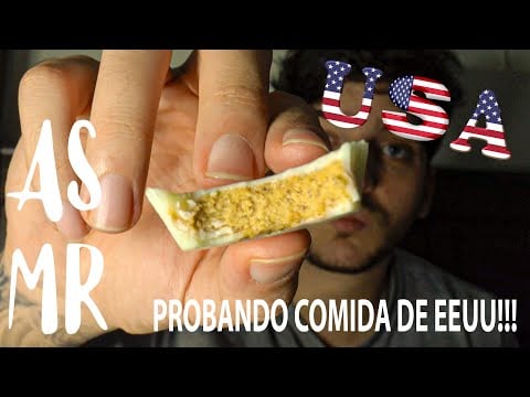 ASMR Probando Comida De USA Mouth Sounds, Whispers, Susurros l SeluAsmr!!!😴😴😴