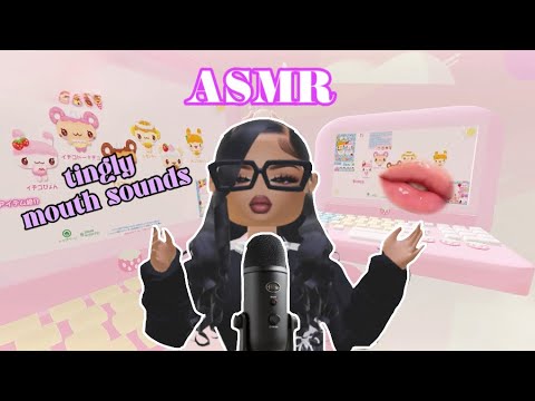 Roblox ASMR ☆ TINGLY M0UTH SOUNDS 🌸 * NO TALKING *