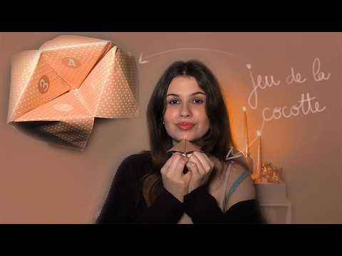 ASMR FR - Choisis un numéro 🍀Cocotte en papier relaxante (chuchotemets)