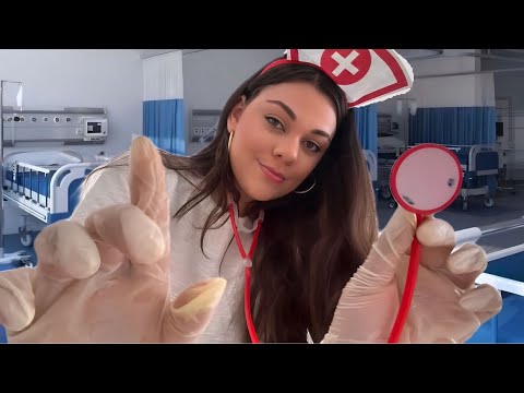 ASMR POV: AQUELA ENFERMEIRA FAZ EXAMES EM VOCÊ (DURMA EM 5 MINUTOS)